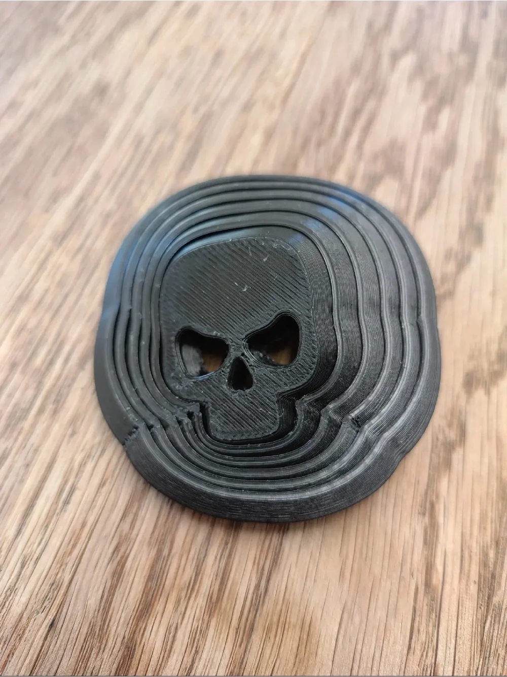 Black Skull Lapel Pin - Men's Accessory